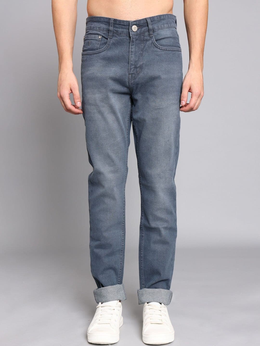 TRIGGER Men Slim Fit Mid-Rise Light Fade Stretchable Jeans - view 1