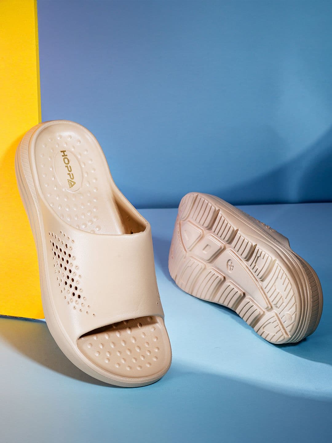 Hoppa Billy Beige Mens Sliders - view 1
