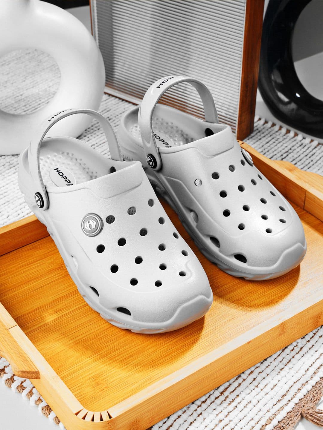 Hoppa Coucci Men Ice Grey Clogs Men - view 1