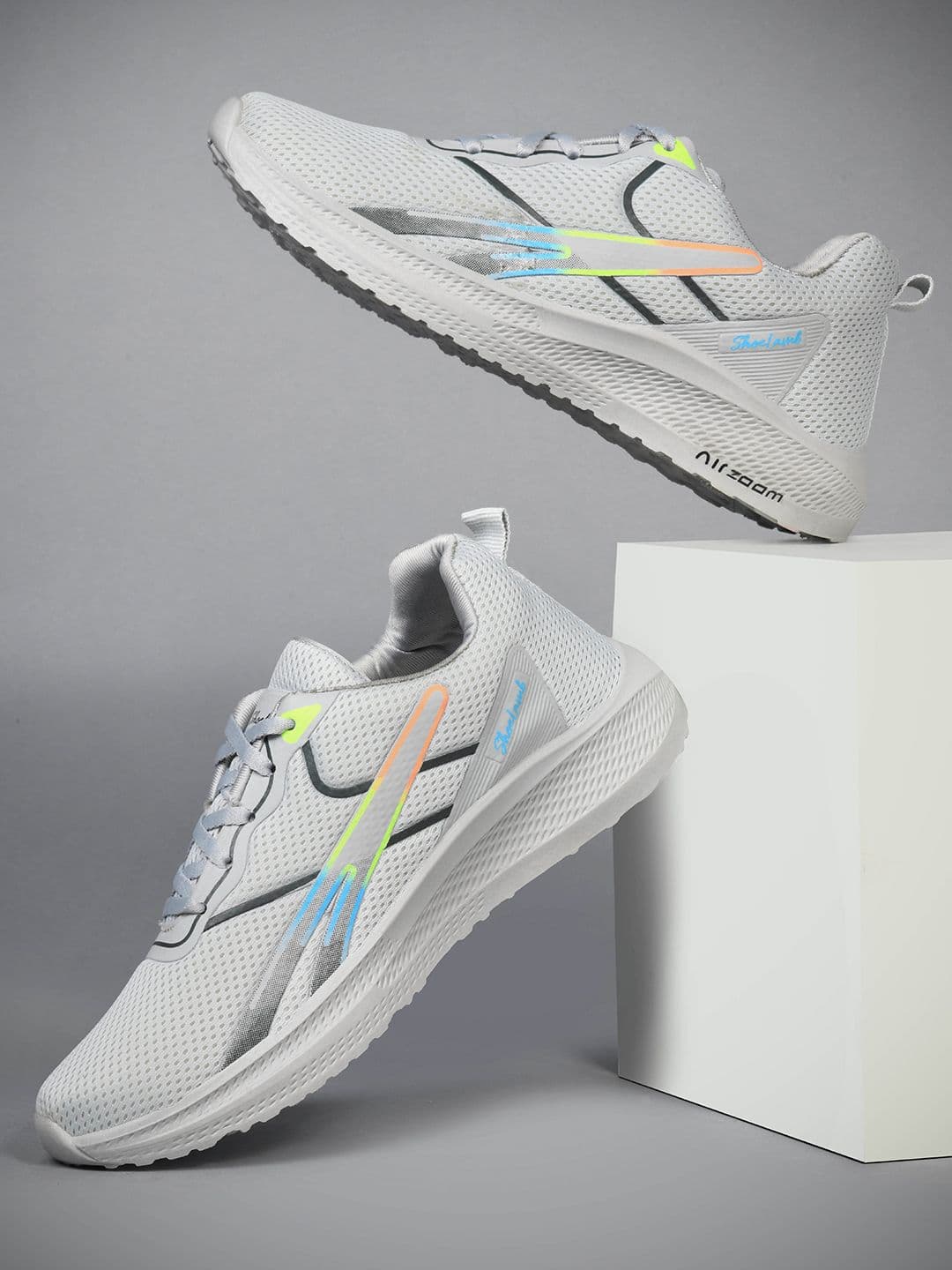 SHOELAMB Men Grey Running Shoes - view 1