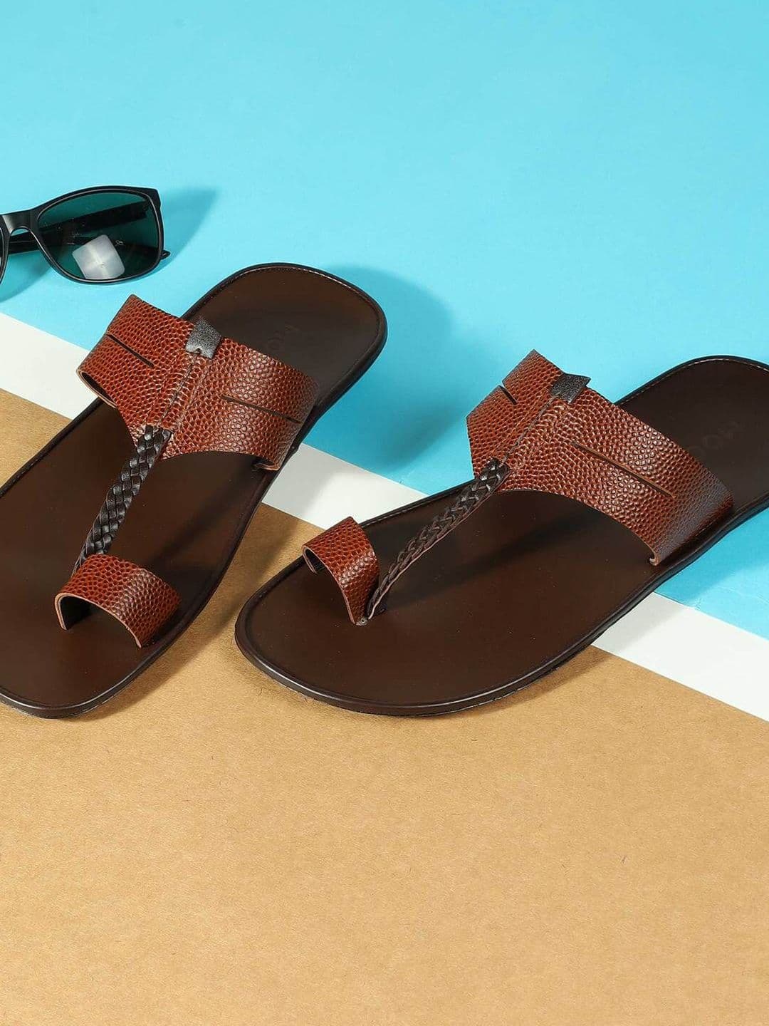 Mochi Men Leather Fashion Comfort Sandals - view 1