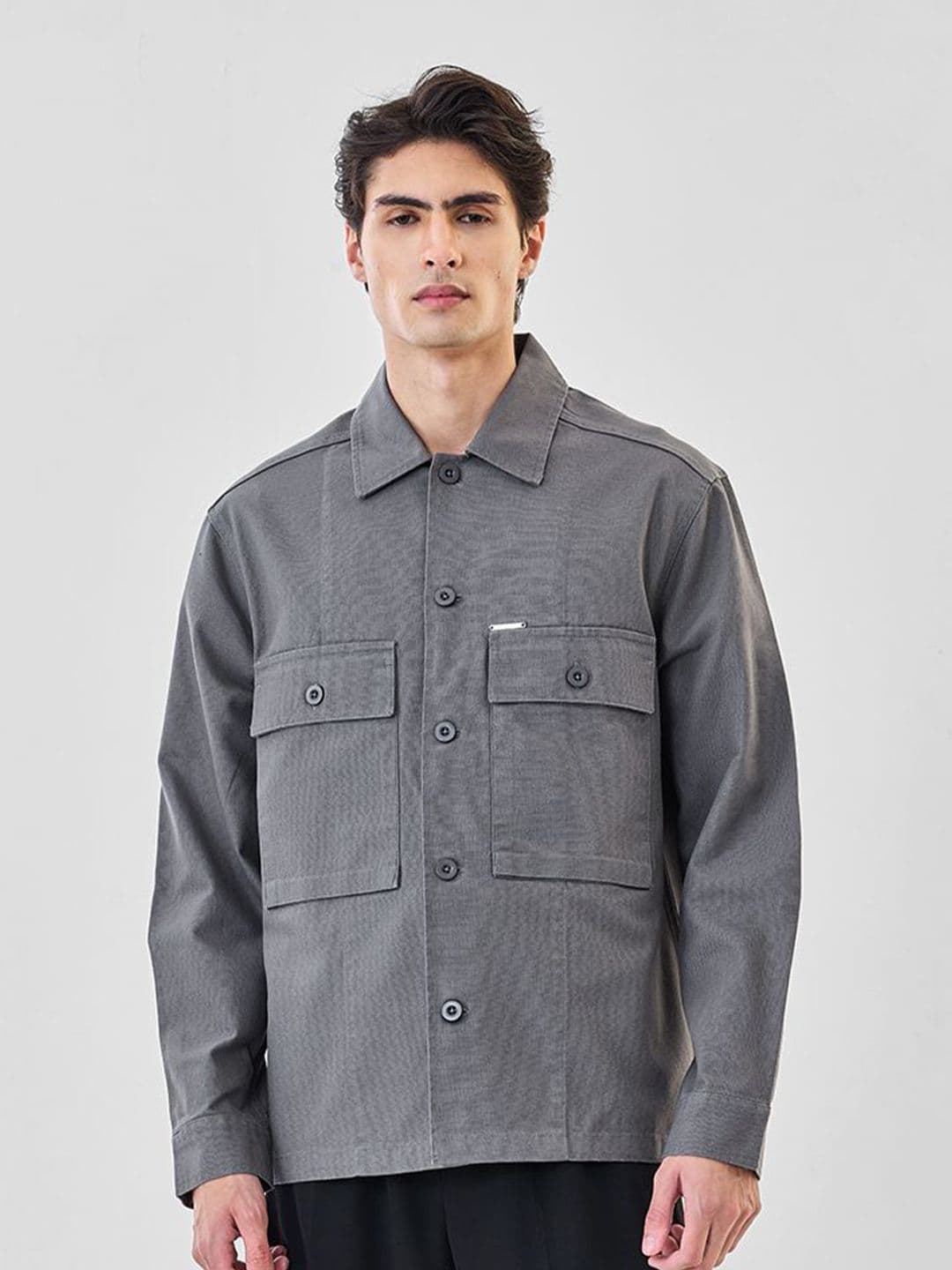Snitch Men Spread Collar Solid Tailored Jacket - view 1