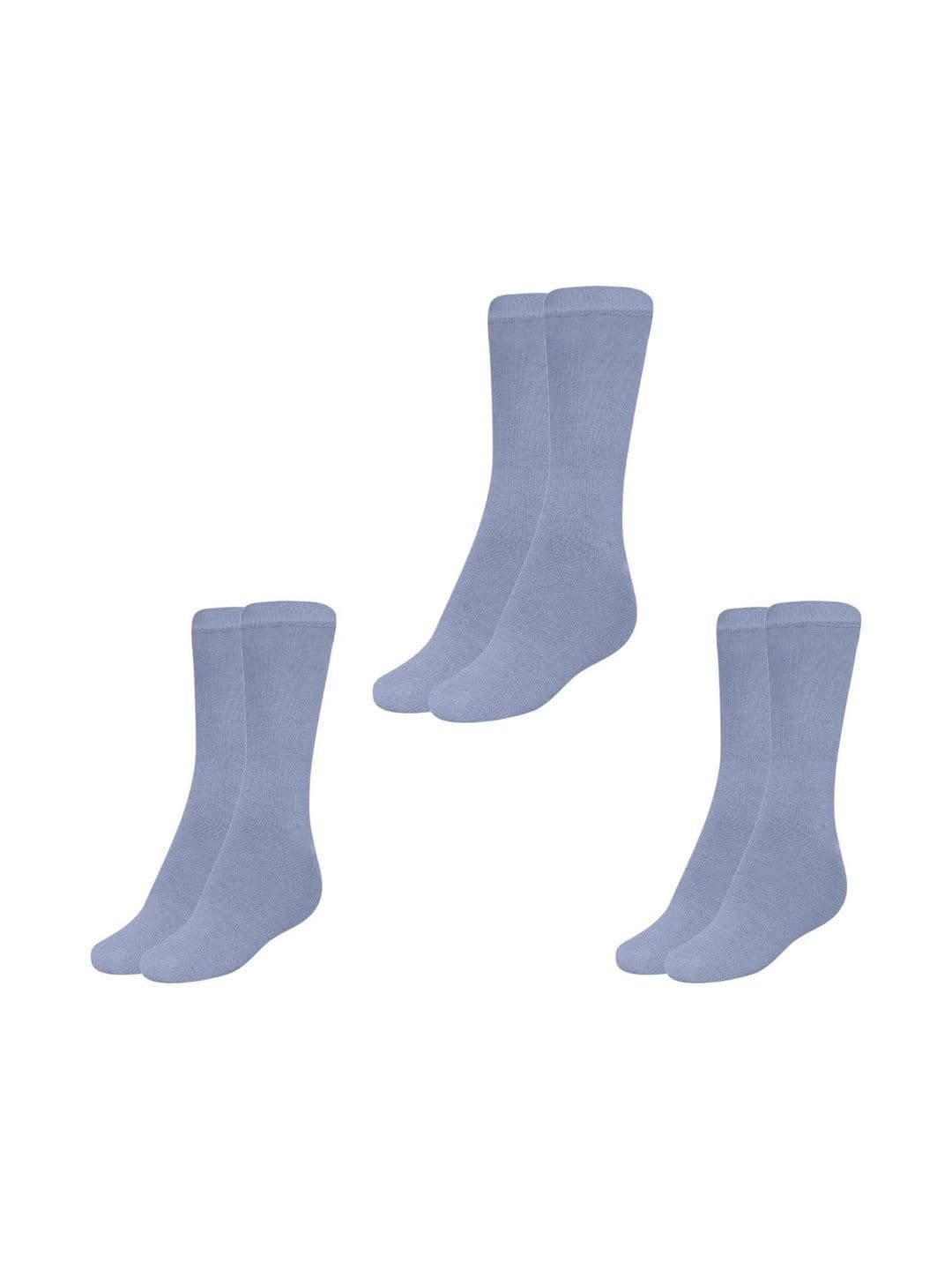 MUKHAKSH Men Pack Of 3 Cotton Calf-Length Socks - view 1