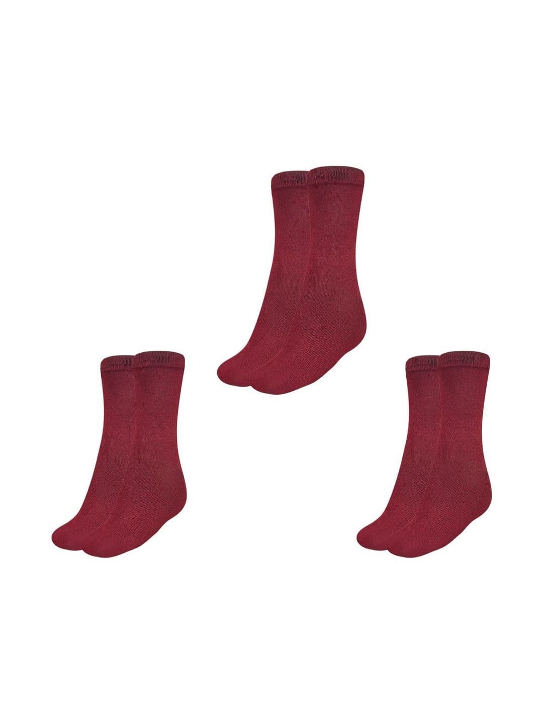 MUKHAKSH Men Pack Of 3 Odour Free Calf-Length Cotton Socks - view 1