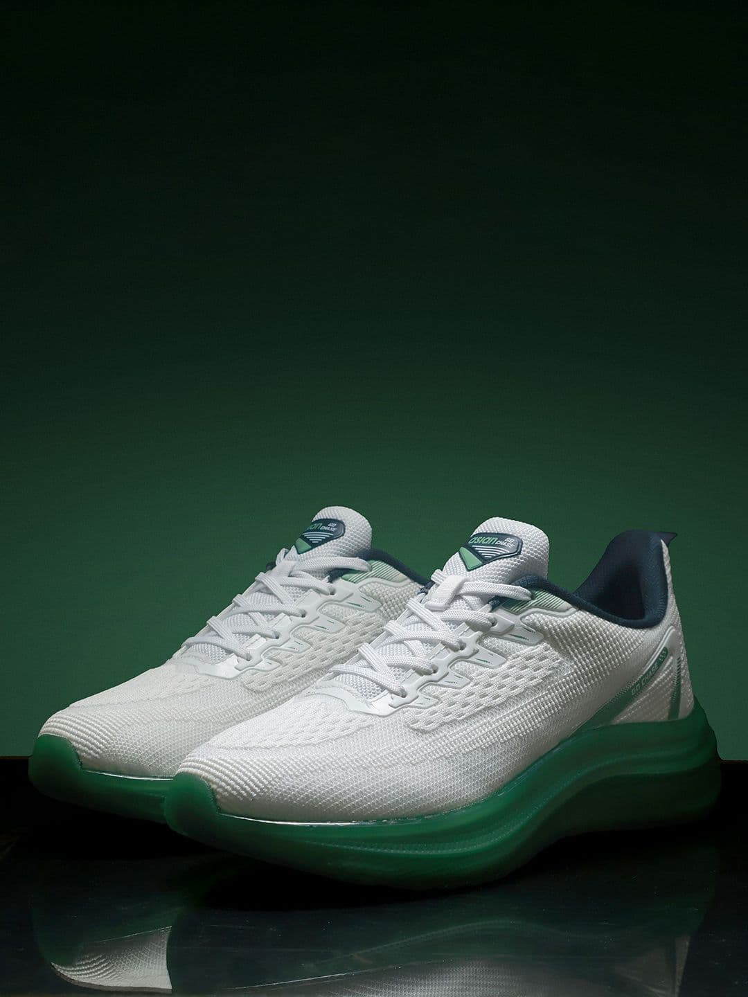ASIAN Men Mesh Colourblocked Running Non-Marking Sports Shoes - view 1