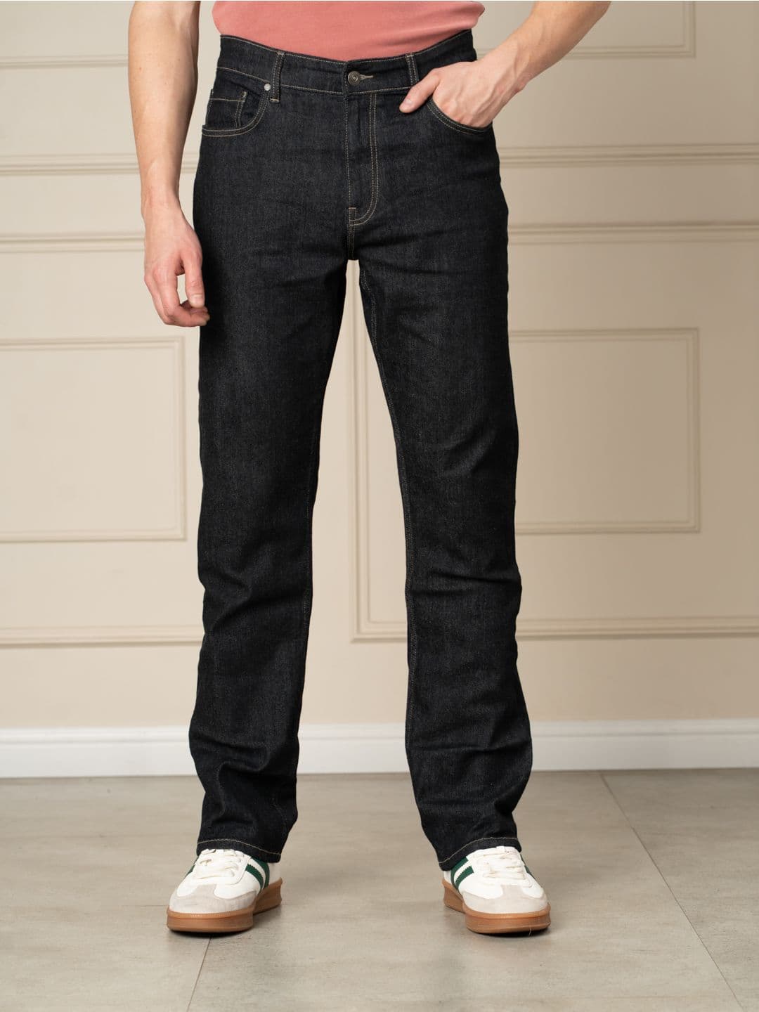 The Pant Project Men Blue Comfort Relaxed Fit Mid-Rise Jeans - view 1