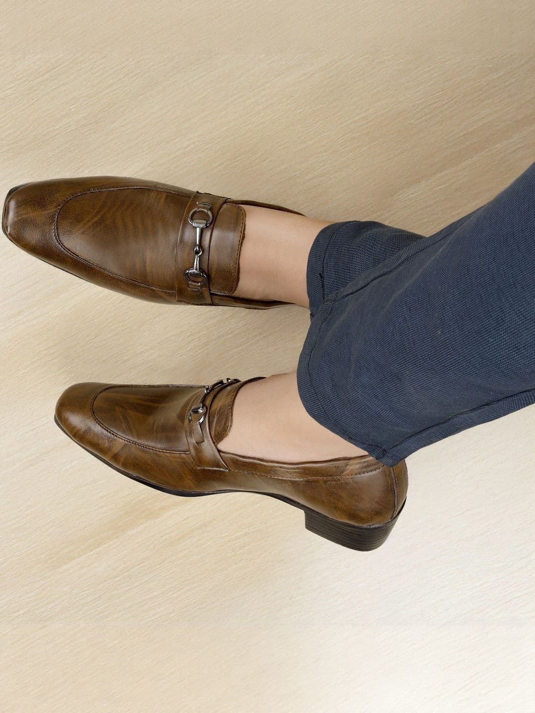 Bxxy Men Round Toe Formal Slip-On Shoes - view 1