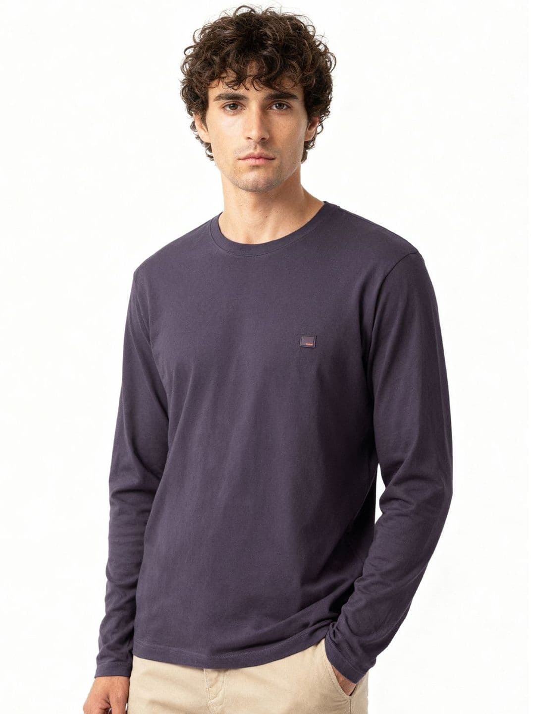 DAMENSCH Men Solid Round Neck T-shirt - view 1