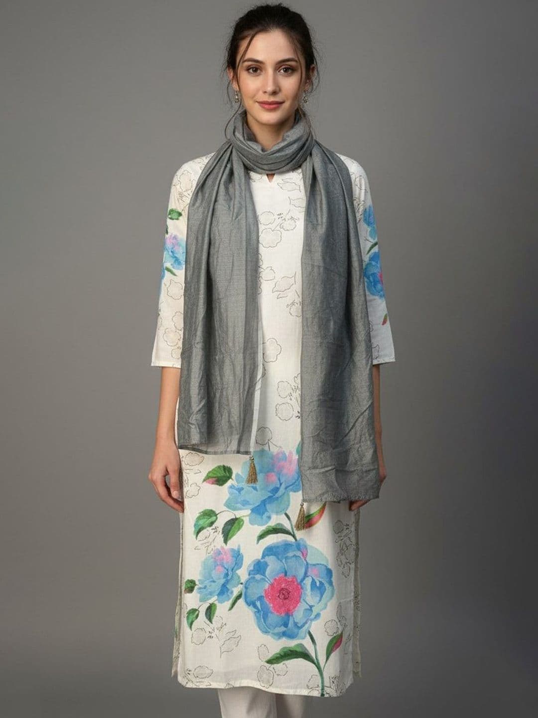Sangria Women Chanderi Dupatta - view 1