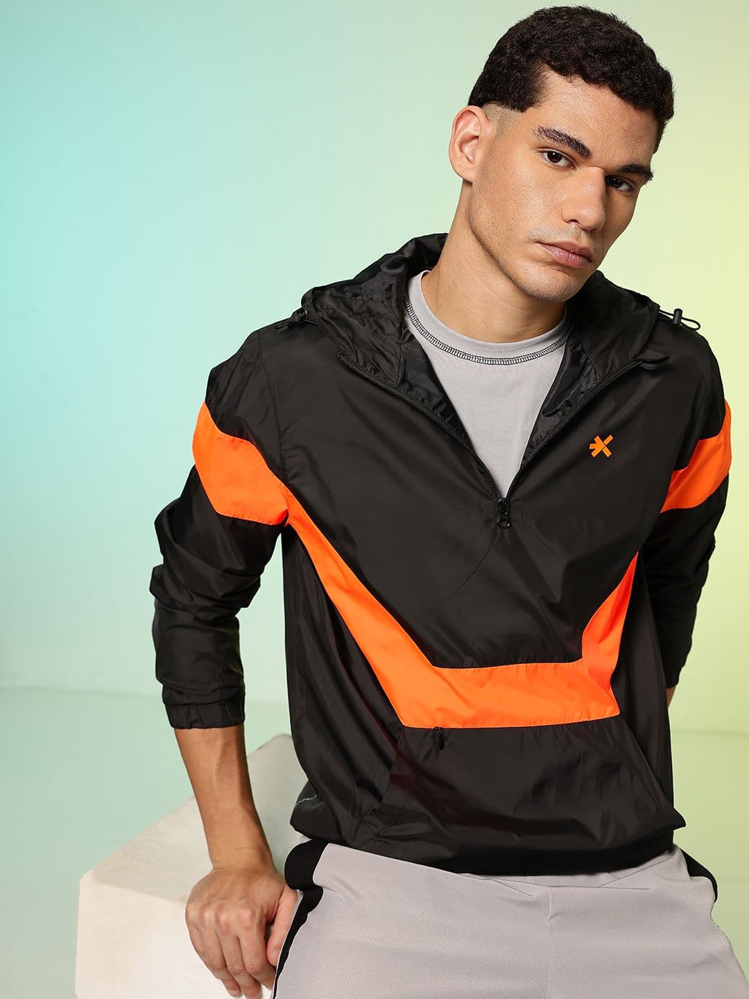HRX by Hrithik Roshan Colourblocked Running Sporty Jacket
