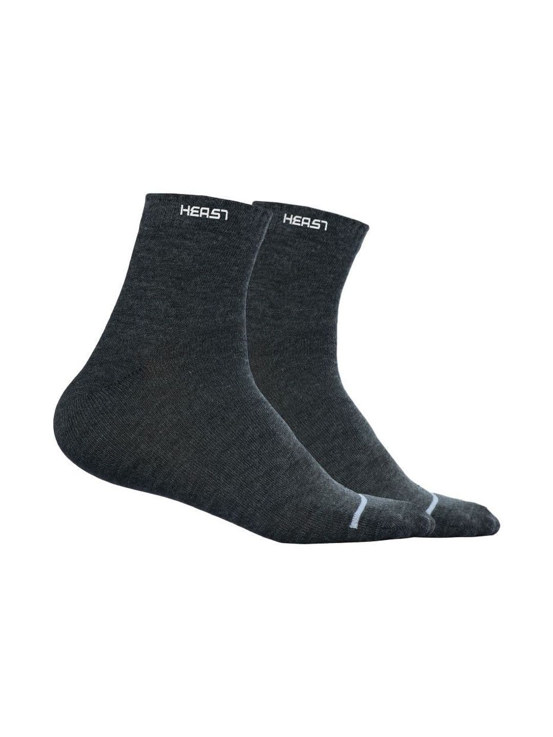 HEAST Men Pair Of 2 Solid Odour Free Above Cotton Ankle-Length Socks - view 1