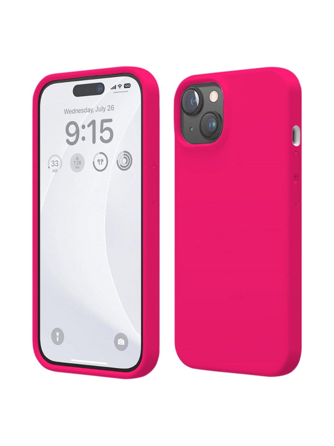 INNOPACE Silicone iPhone 15 Plus Back Case