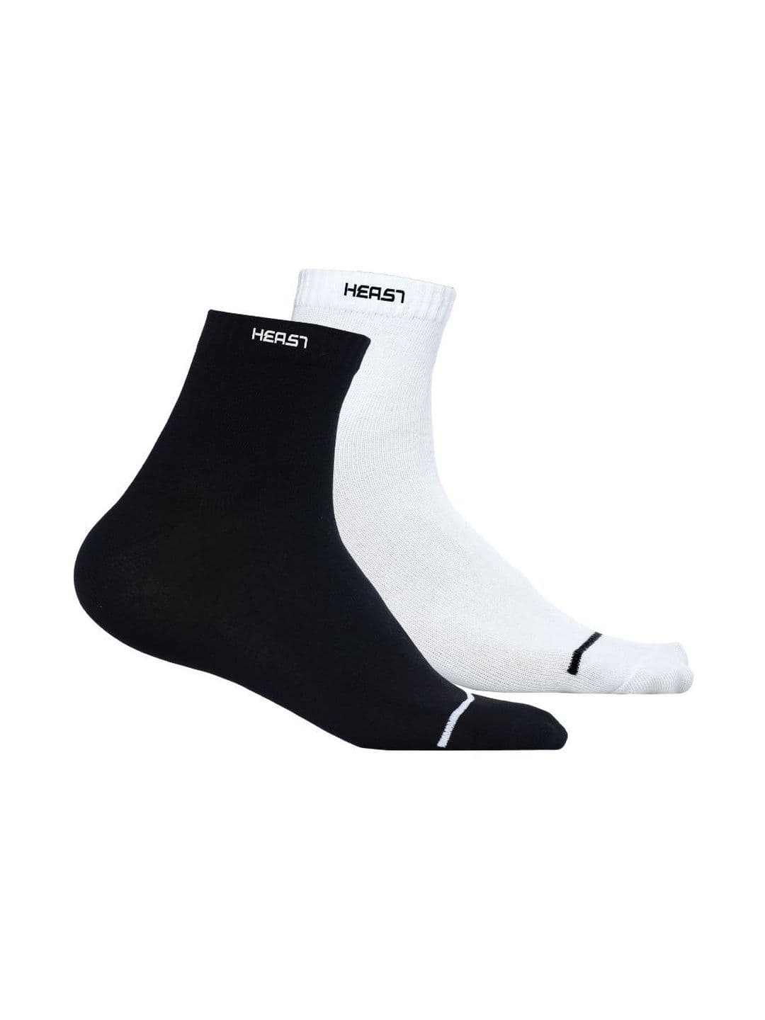 HEAST Men Pack Of 2 Striped Cotton Ankle-Length Socks - view 1