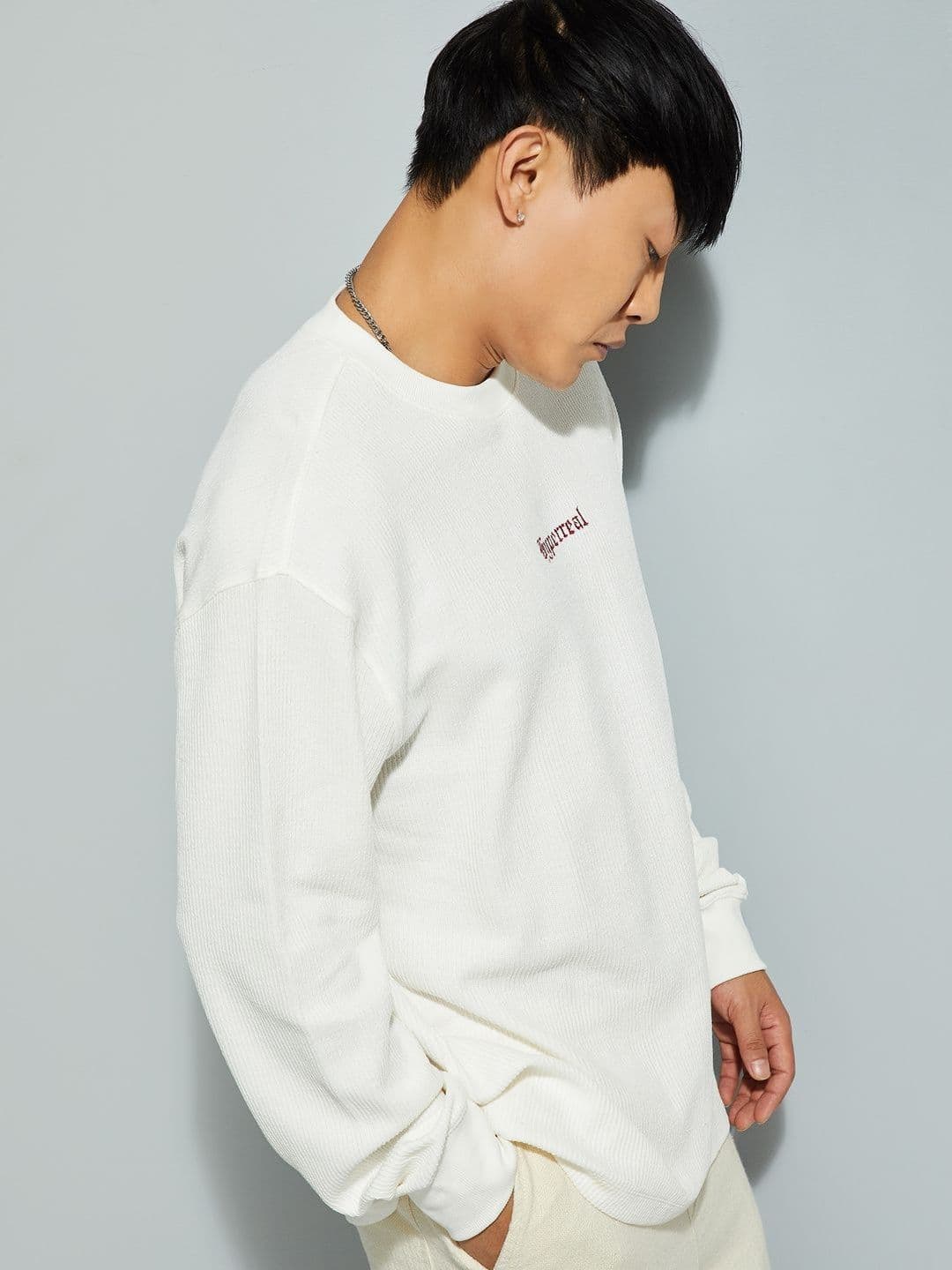 max Typography Printed Round Neck Cotton T-shirt - view 1