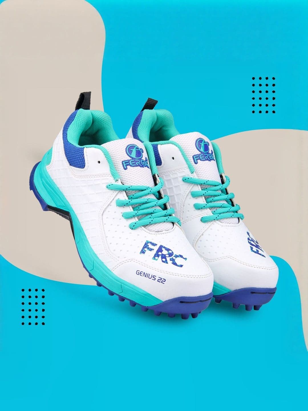 Feroc Genius 22 Men Cricket Lace Ups Non-Marking Sports Shoes - view 1