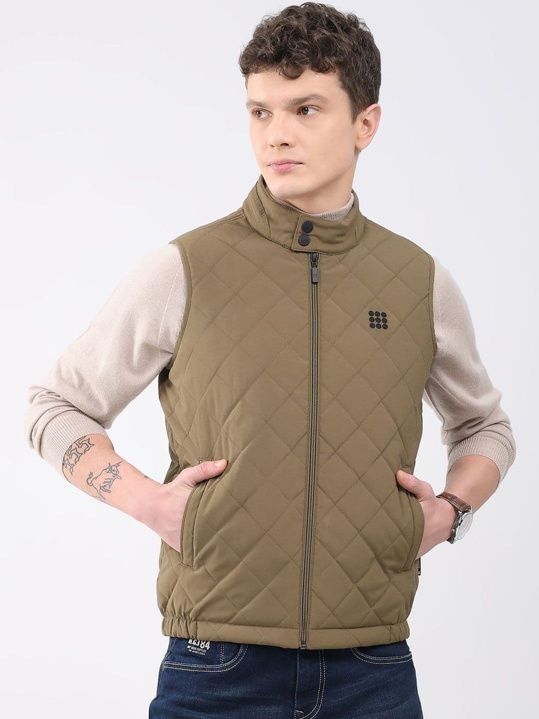 rock.it Spread Collar rock.it Spread Collar Sleeveless Puffer Jacket - view 1