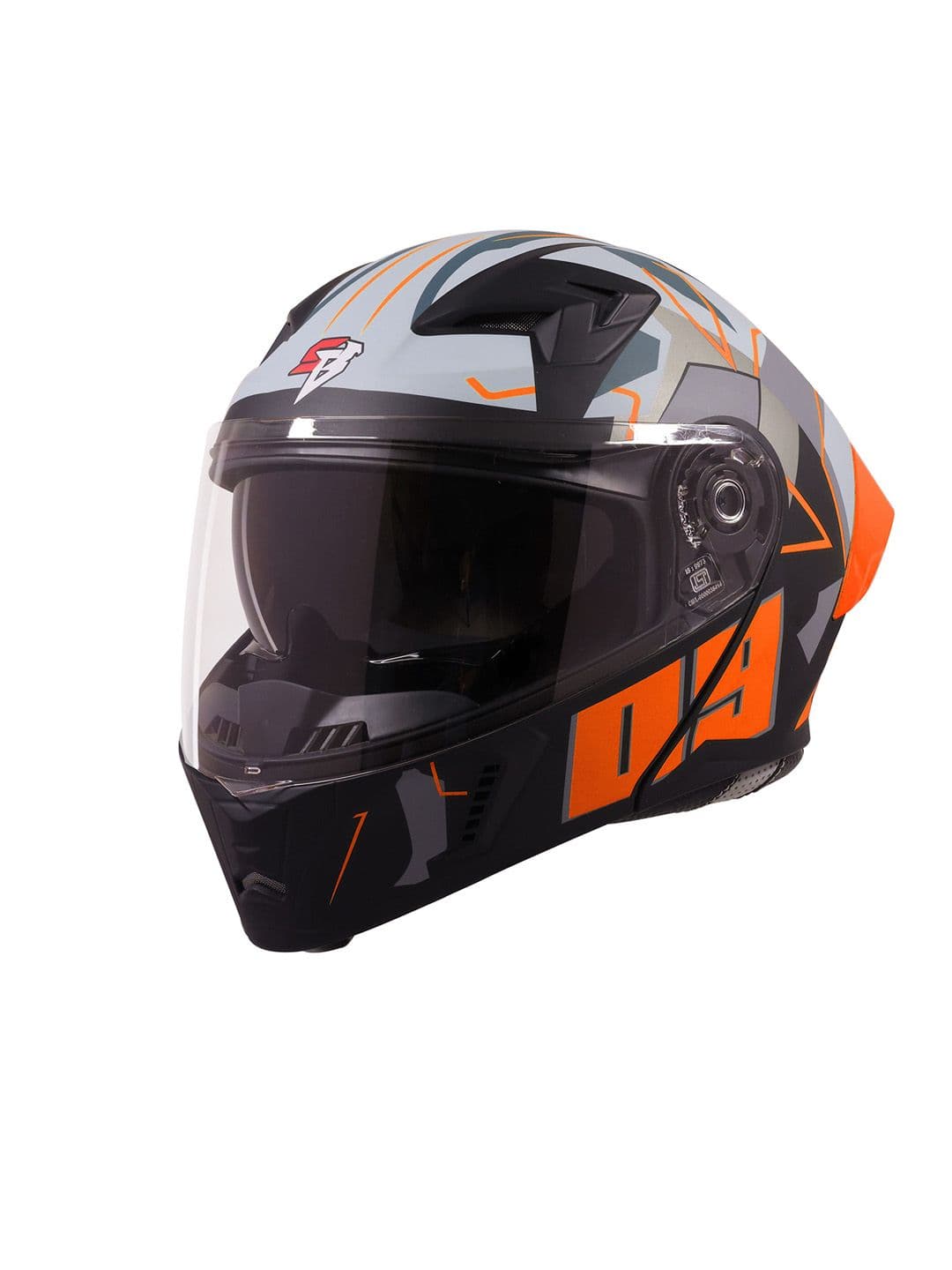 Steelbird Steel Anti-Scratch ISI Certified Flip Up Motorbike Riding Helmet - view 1