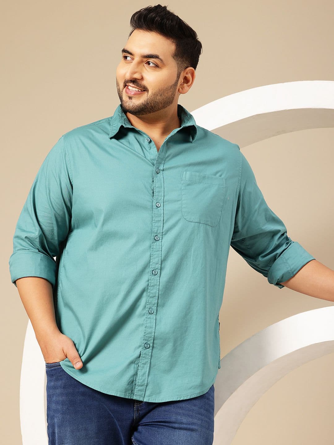 Sztori Plus Size Comfort Casual Shirt - view 1