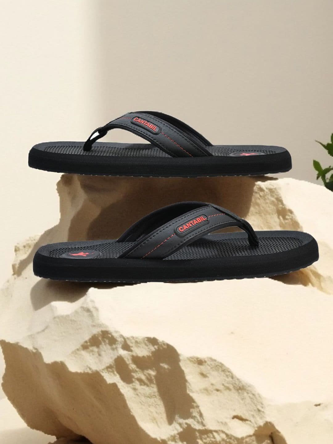 Cantabil Cushioned Footbed Thong Flip-Flops - view 1