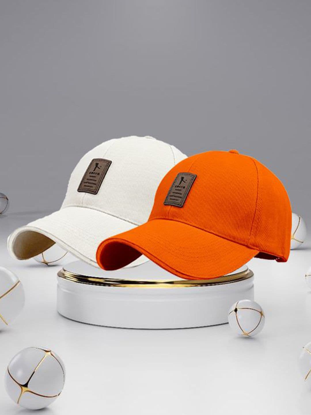 ALAMOS Men Pack Of 2 Self Design Baseball Cap - view 1