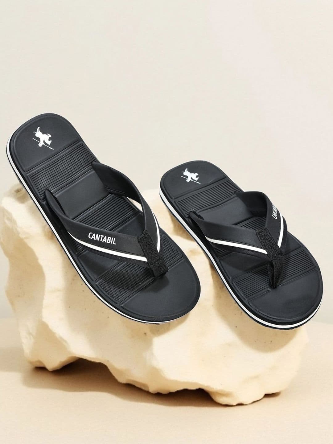 Cantabil Cushioned Footbed Thong Flip-Flops - view 1