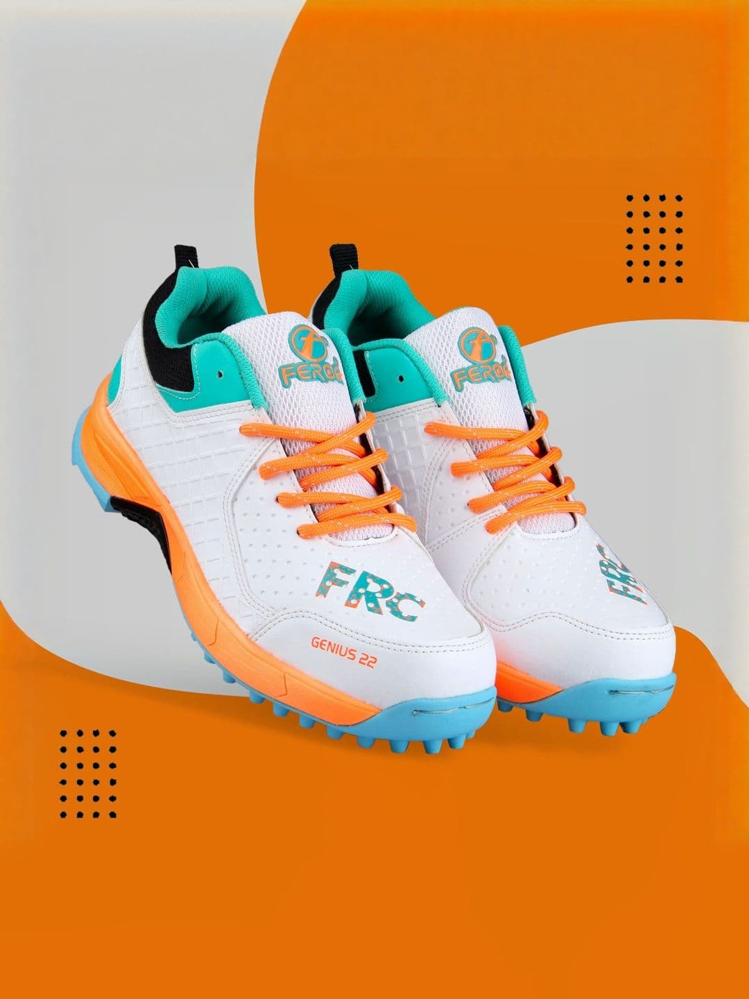 Feroc Genius 22 Men Cricket Mid-Top Lace-Ups Non-Marking Shoes - view 1