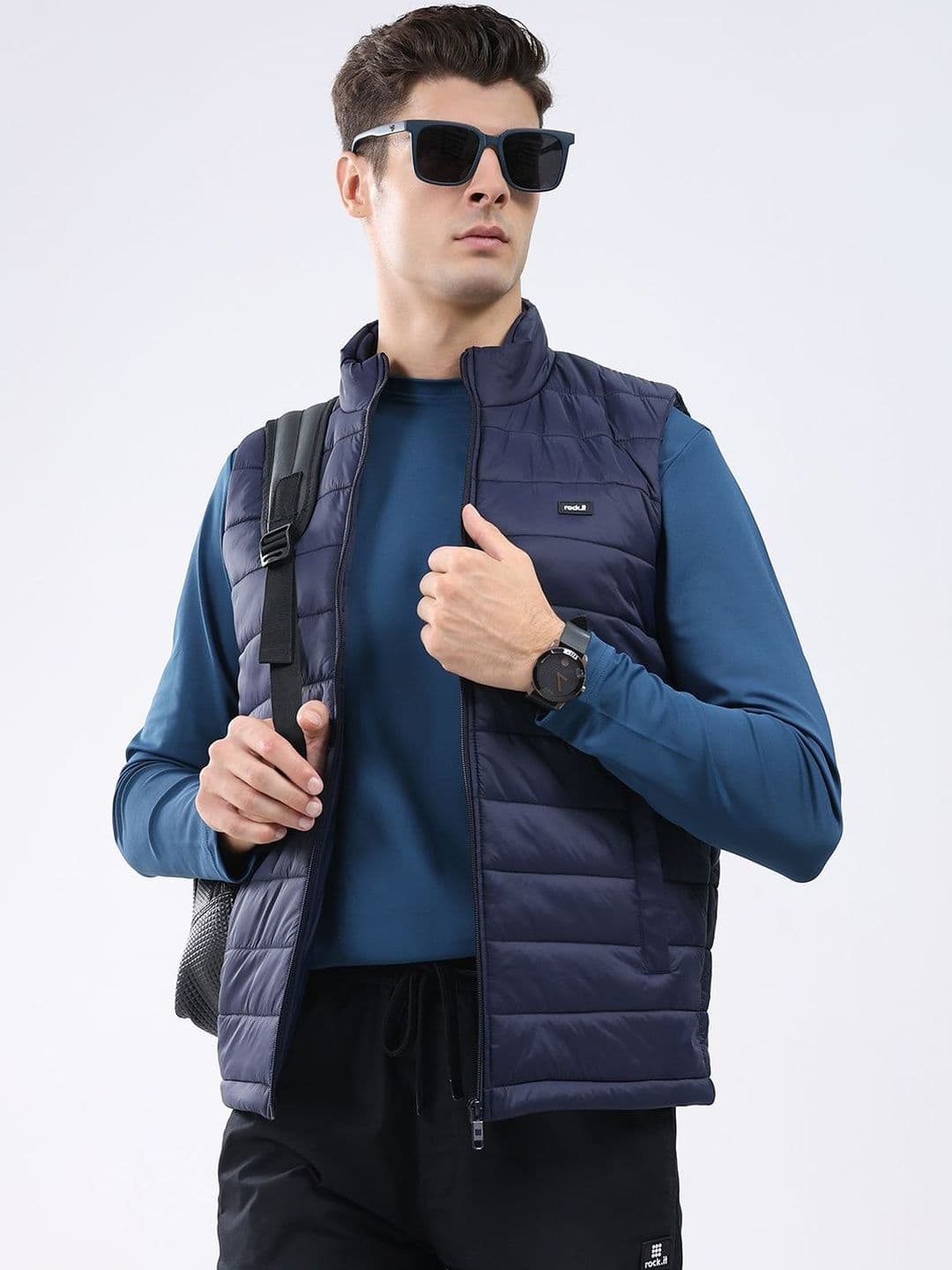 rock.it Spread Collar Sleeveless Puffer Jacket - view 1