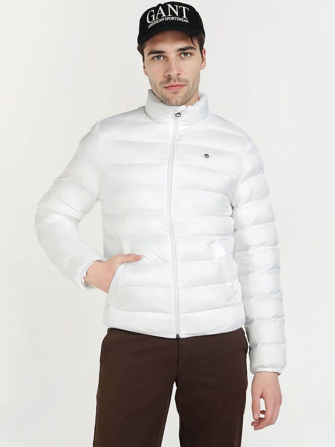 GANT Men Lightweight Quilted High Neck Puffer Jacket - view 1