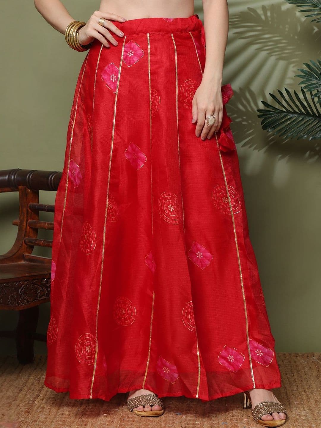 NEUDIS Printed Maxi Straight Skirts - view 1