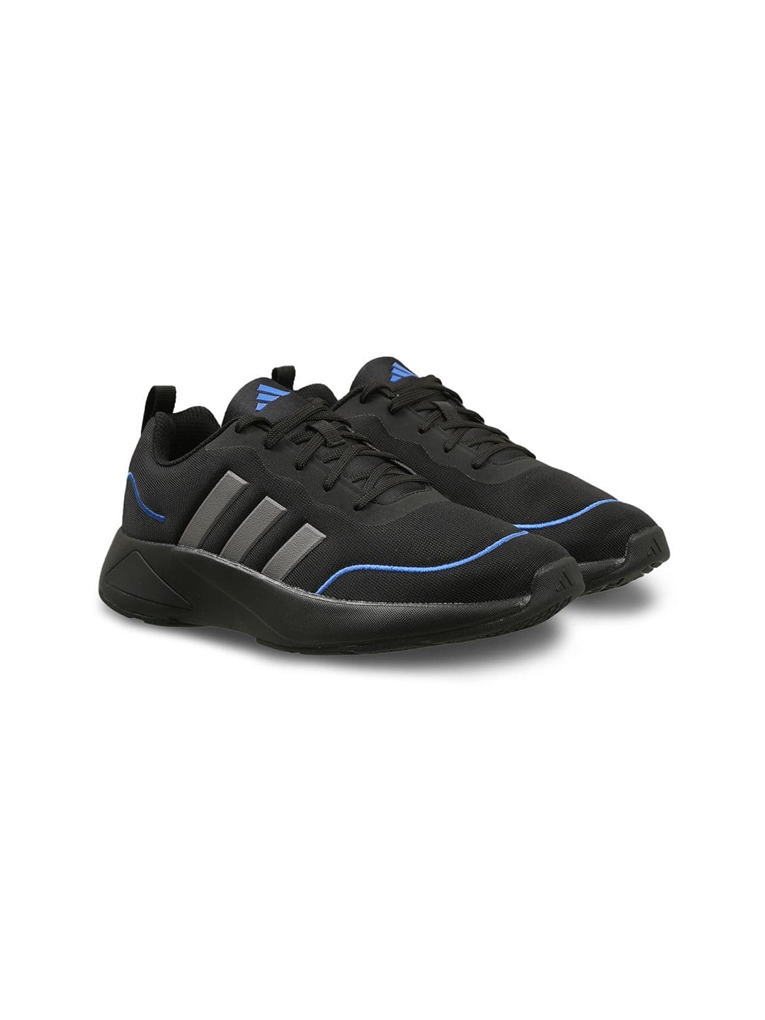 ADIDAS Men Woven Design Round-Toe Flaze Mode Running Shoes with Striped Detail - view 1