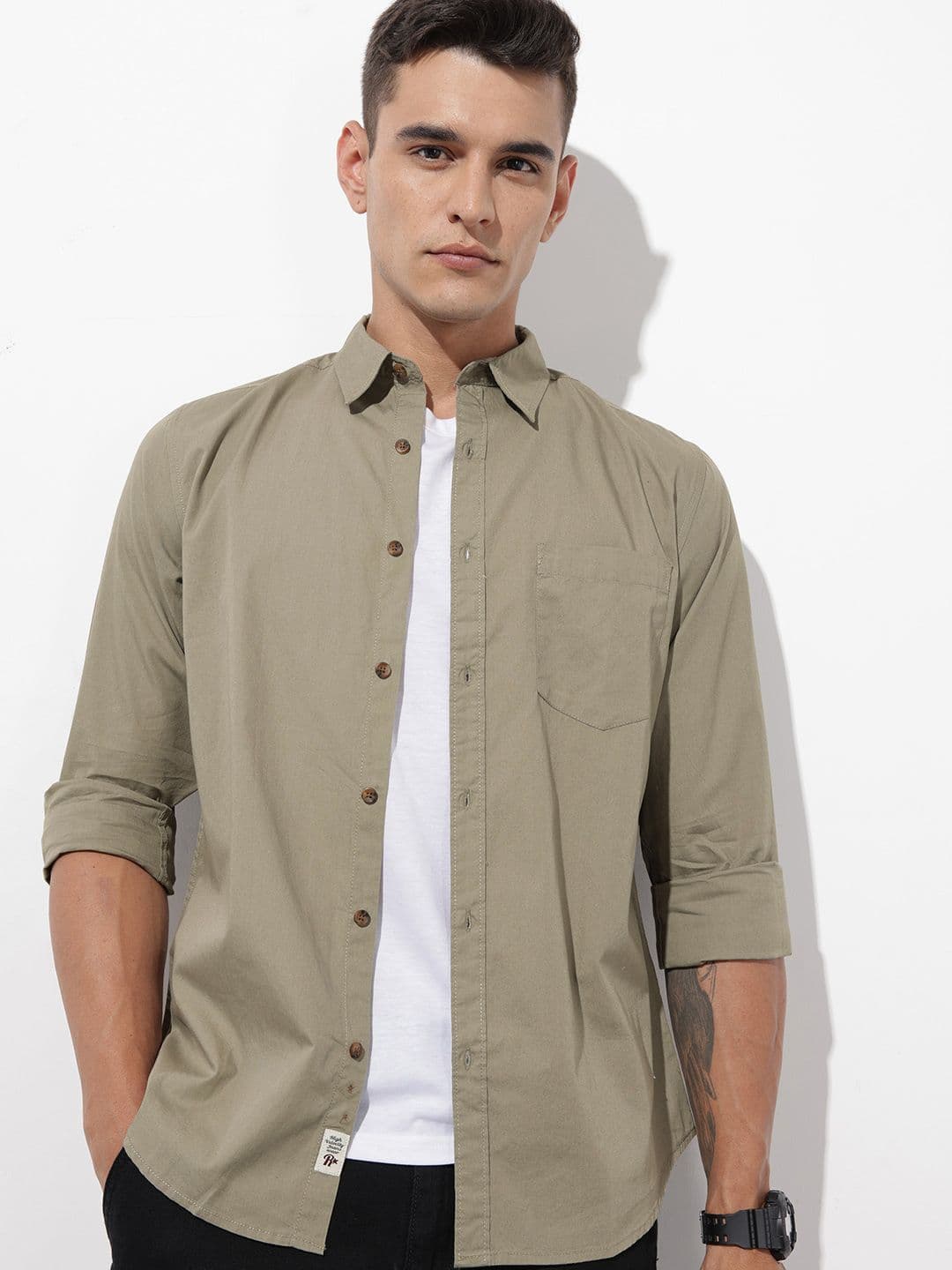 The Roadster Life Co. Pure Cotton Casual Shirt