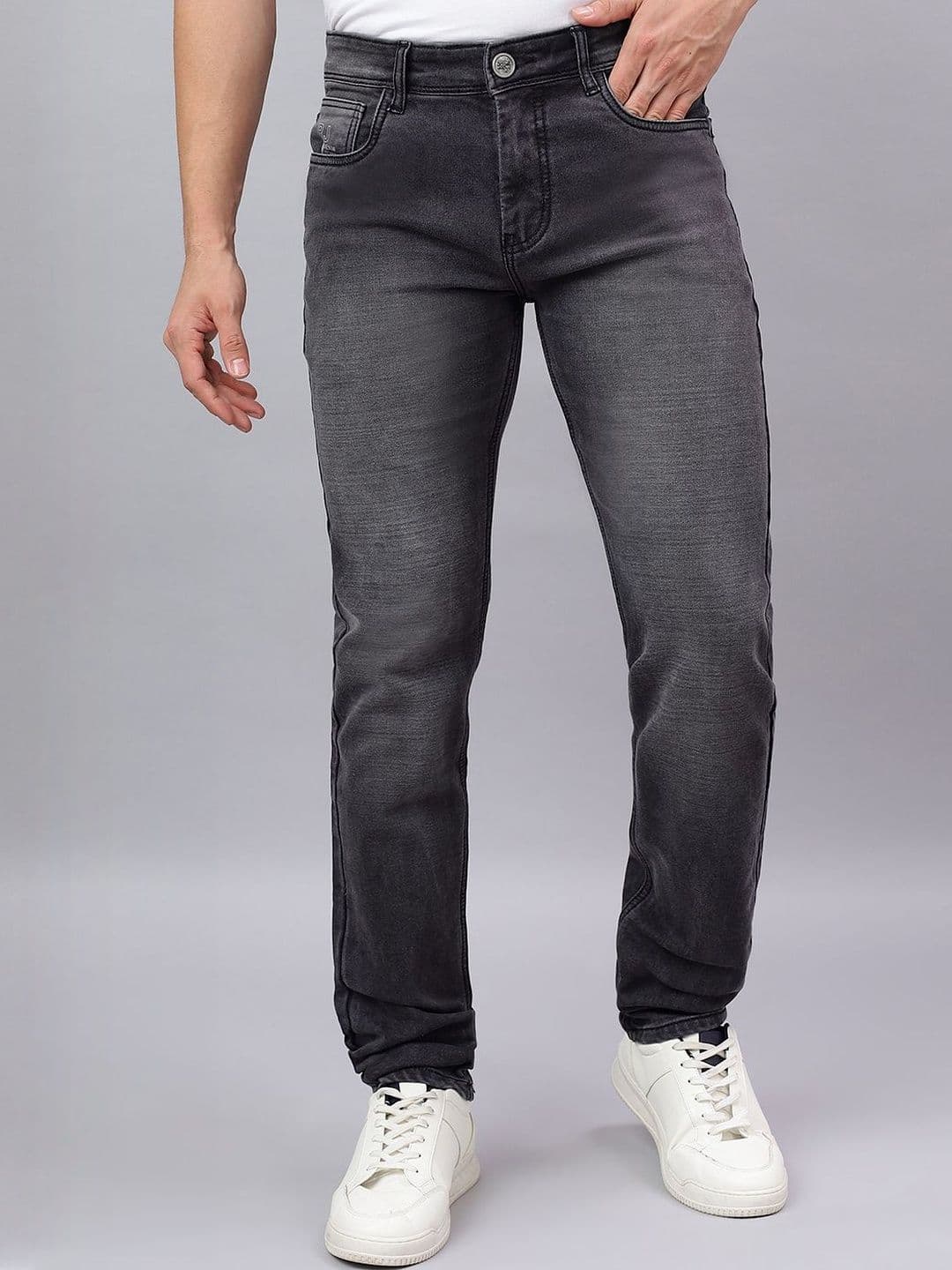 RJ Denim Men Slim Fit Mid-Rise Stretchable Light Fade Denim Jeans - view 1