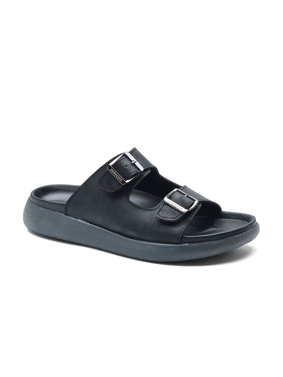 ASIAN Men Sliders With Buckle Detail - view 1