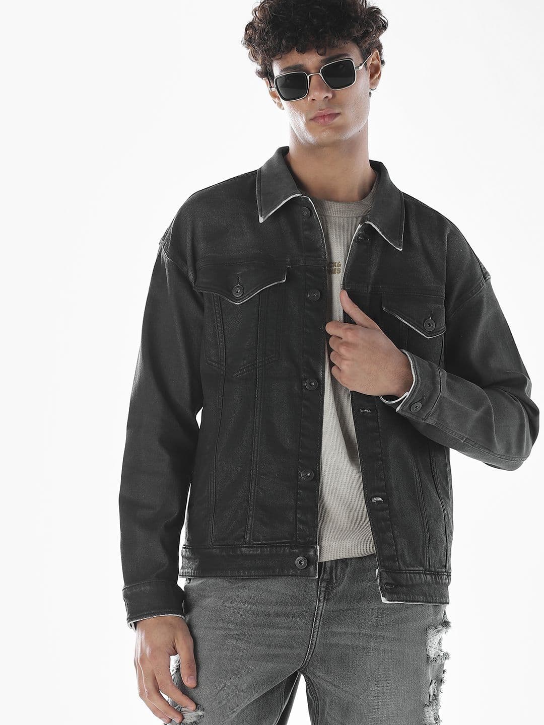 Jack & Jones Men Light Fade Denim Jacket - view 1