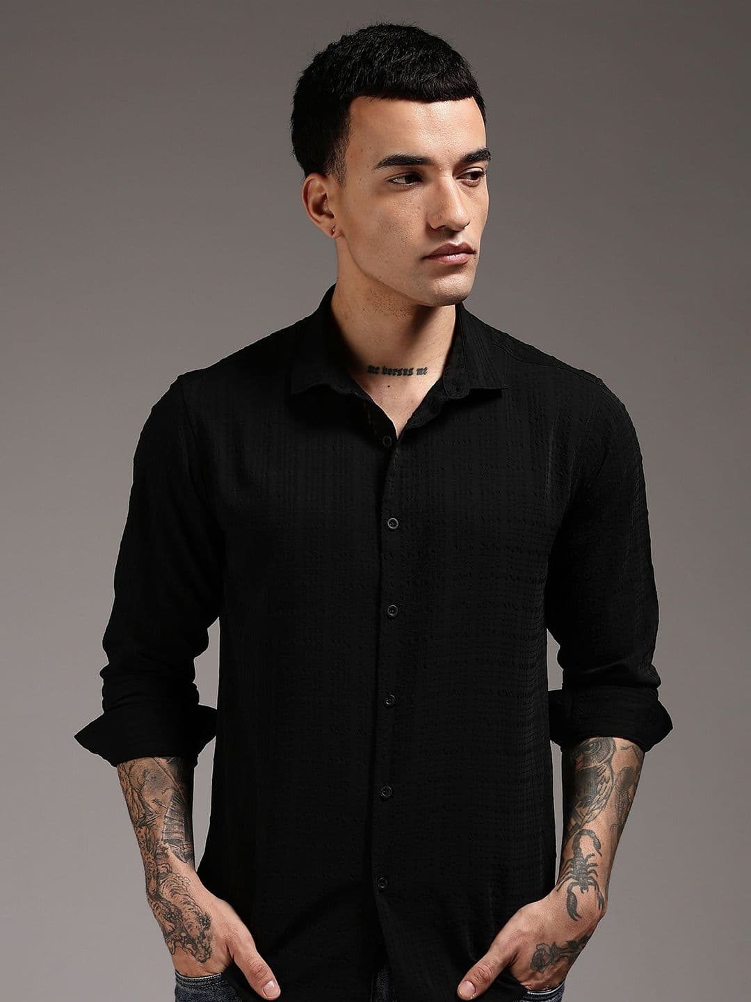 HERE&NOW Men Slim Fit Casual Shirt - view 1