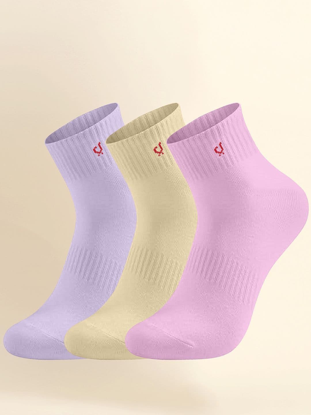 Trendmalls Pack 3 Cotton Ankle Length Socks - view 1