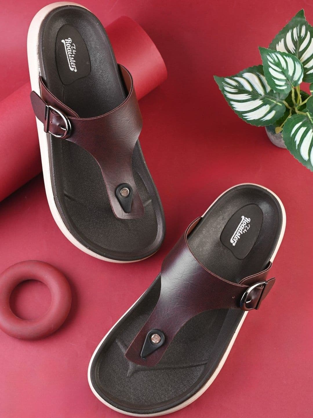 Roadster Men PU Comfort Sandals - view 1