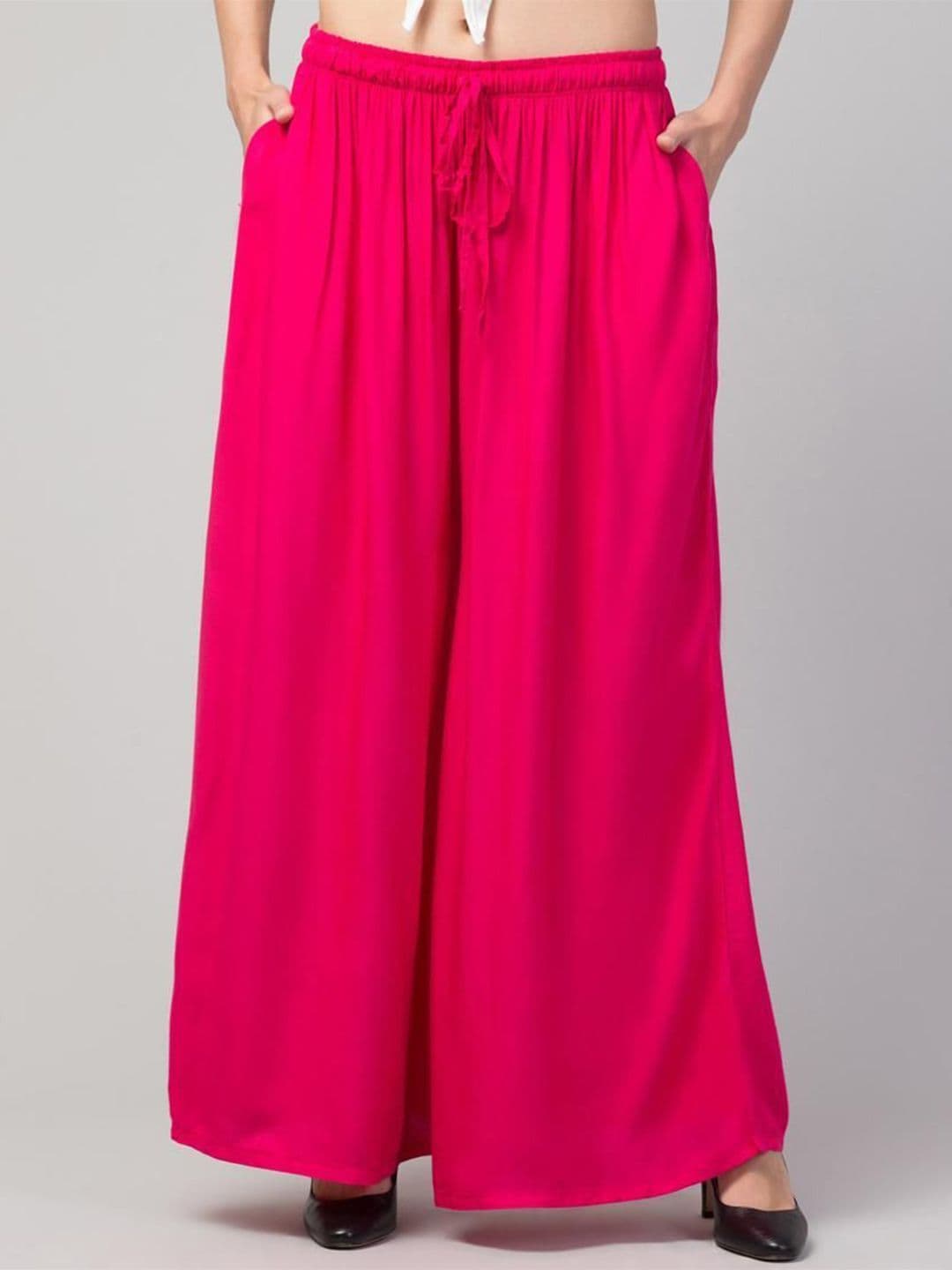 Thrifty Thread Flared Knitted Palazzos - view 1