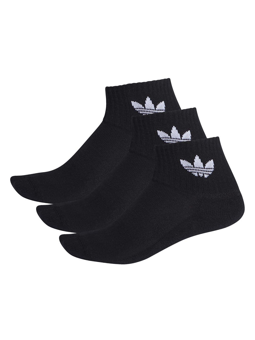 ADIDAS Originals Unisex Cotton Pack of 3 Ankle Length Socks - view 1