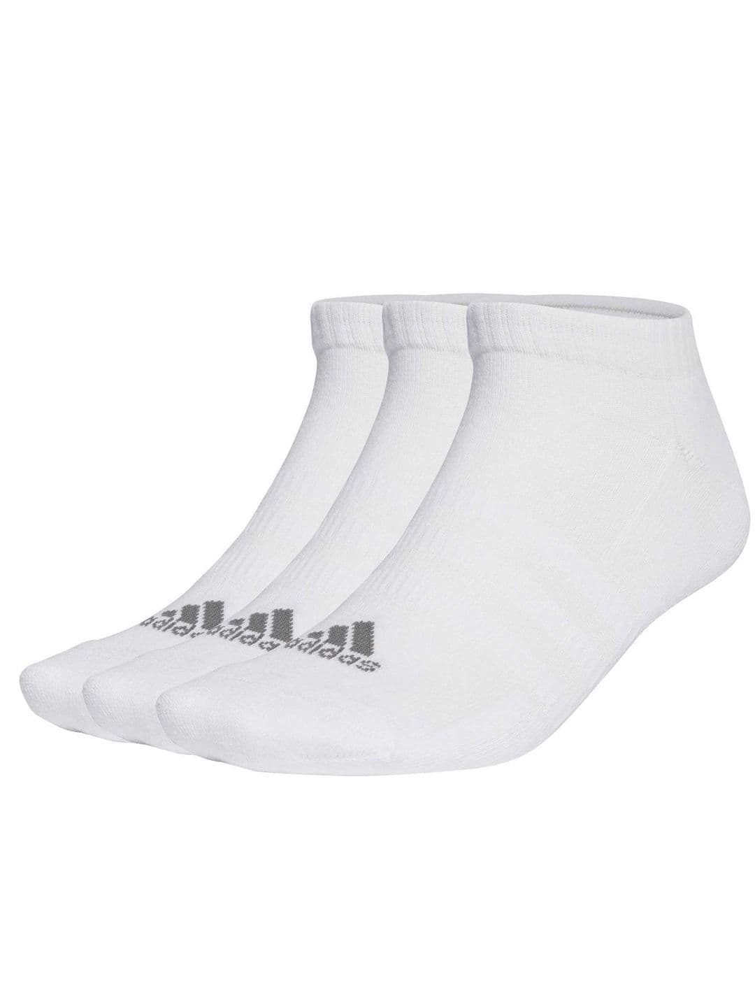 ADIDAS Unisex Pack Of 3 Cushioned Sports Ware Ankle-Length Socks - view 1