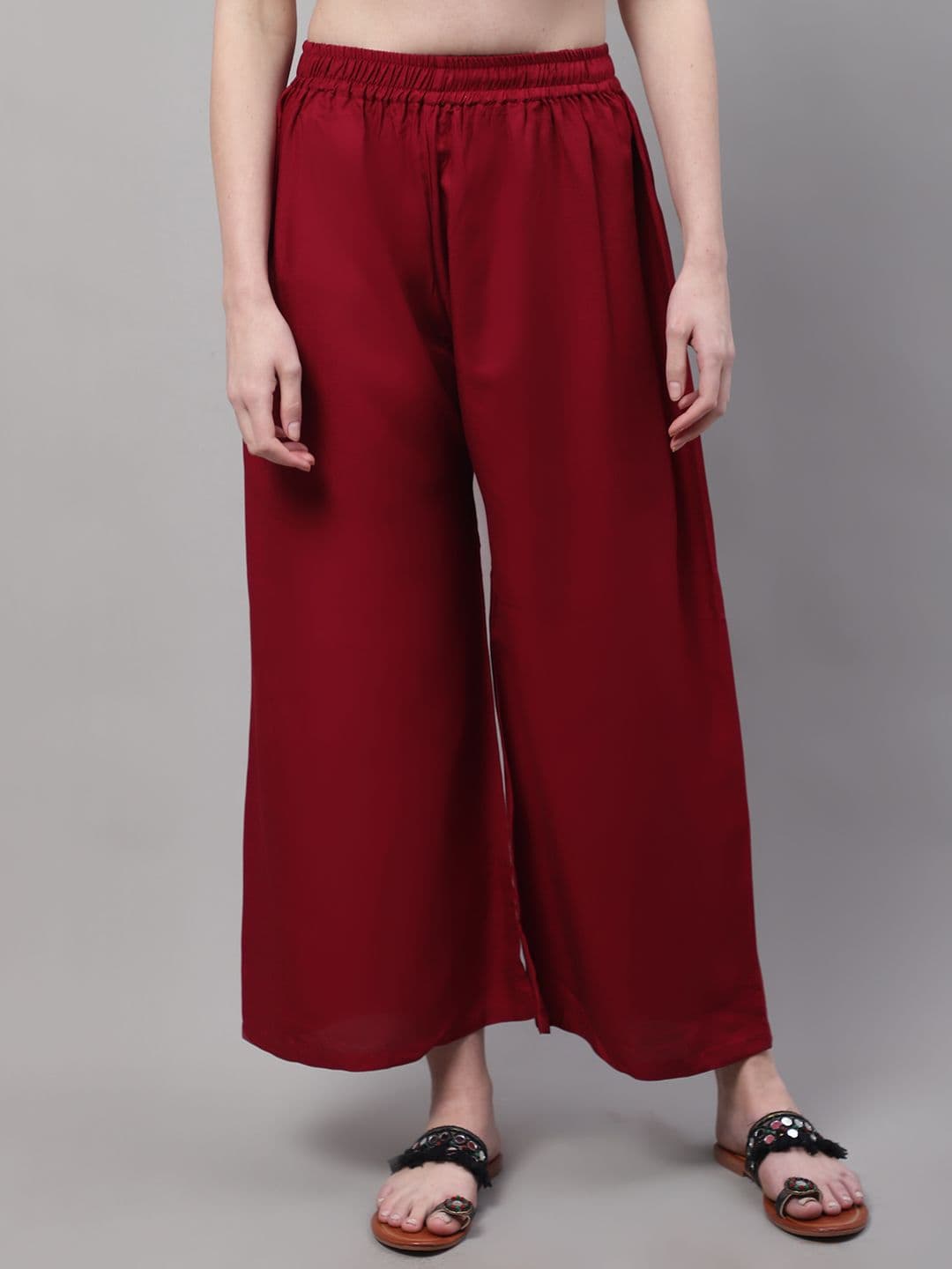 Valles365 by S.C. Women Flared Ethnic Palazzos - view 1