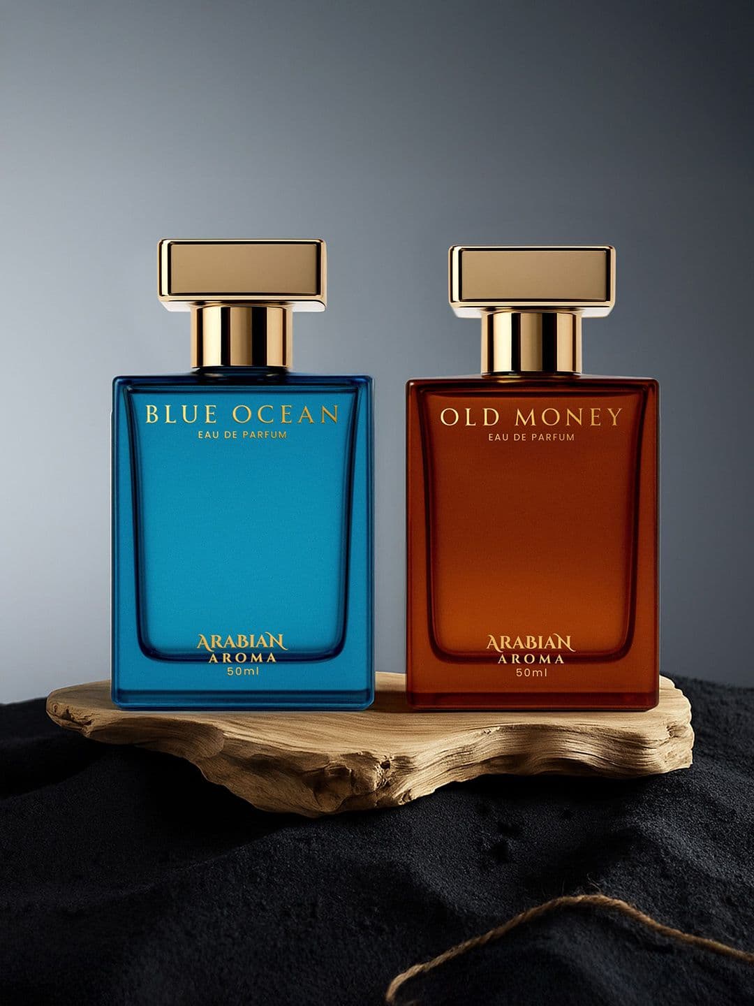 Arabian Aroma Set Of 2 Blue Ocean & Old Money Eau De Parfum - 50 ml Each