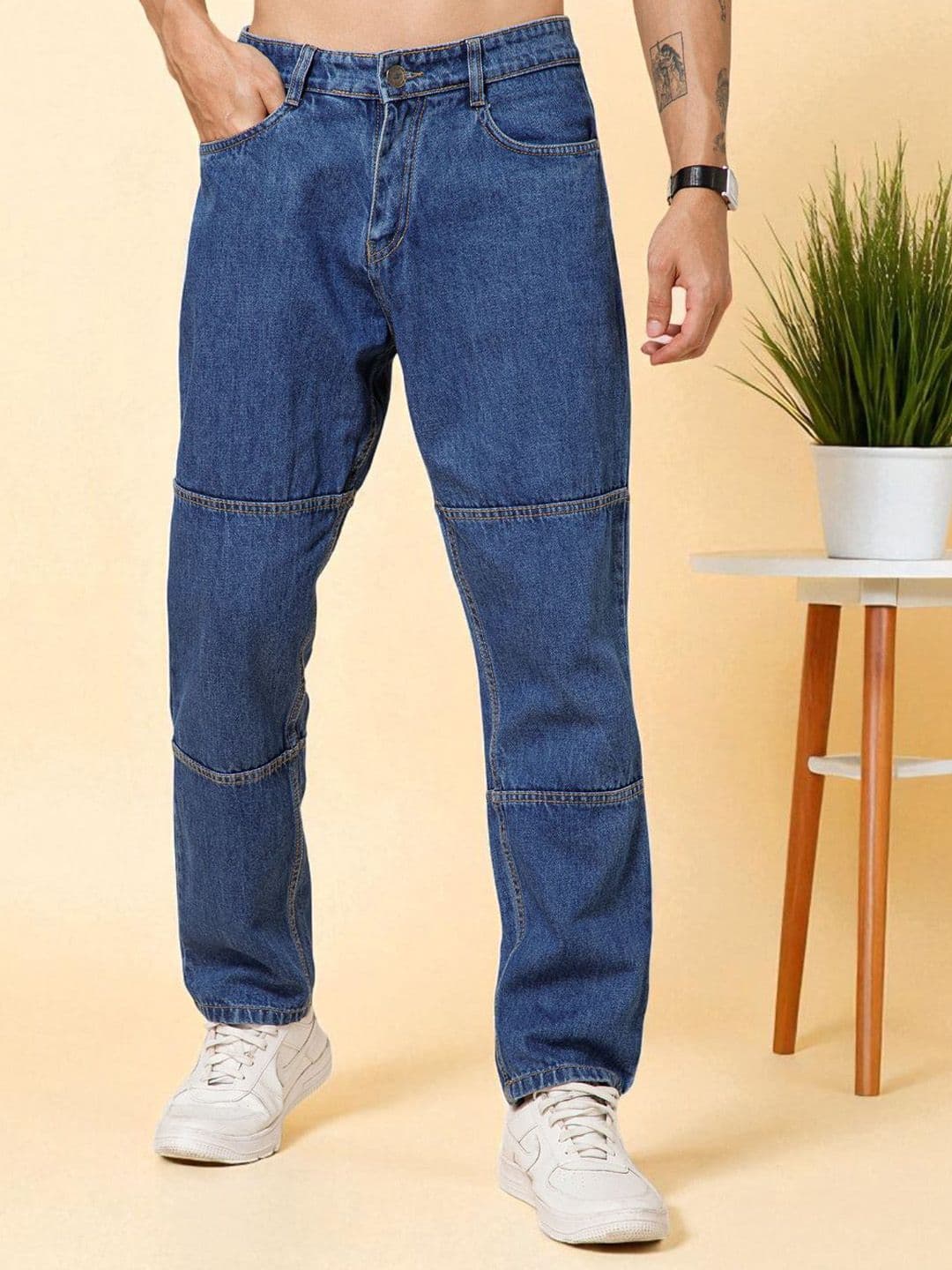 STUDIO NEXX Men Straight Fit Mid-Rise Jeans - view 1
