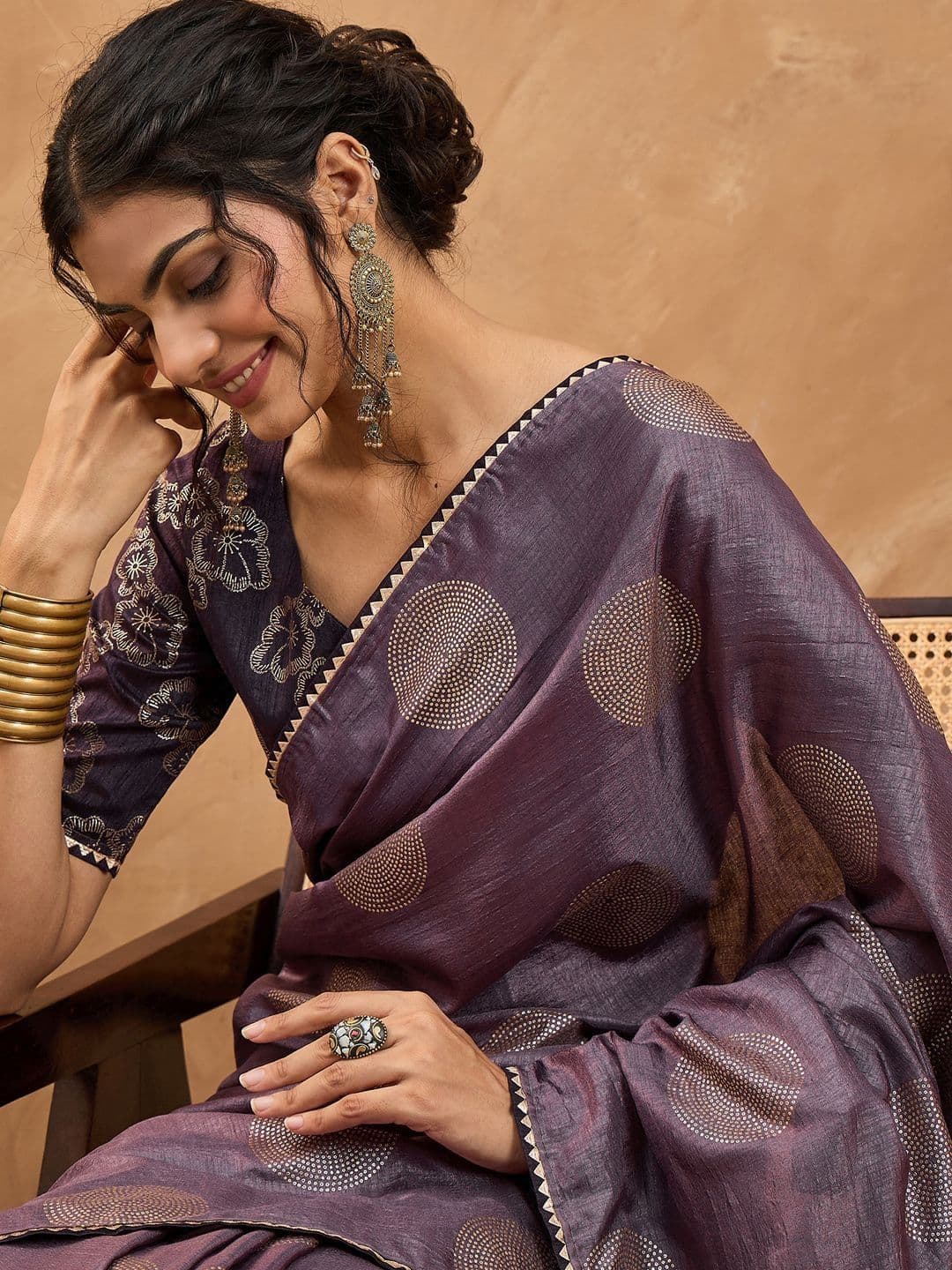 Saree mall Ethnic Motifs Zari Banarasi Sarees - view 1