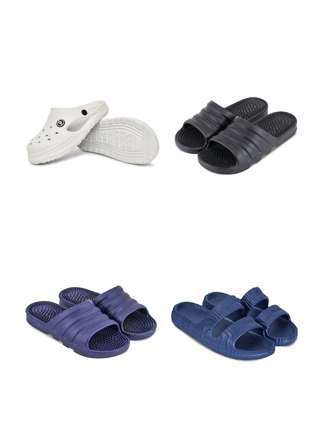 Feel alive Men Set of 4 Lightweight Flip Flops - view 1
