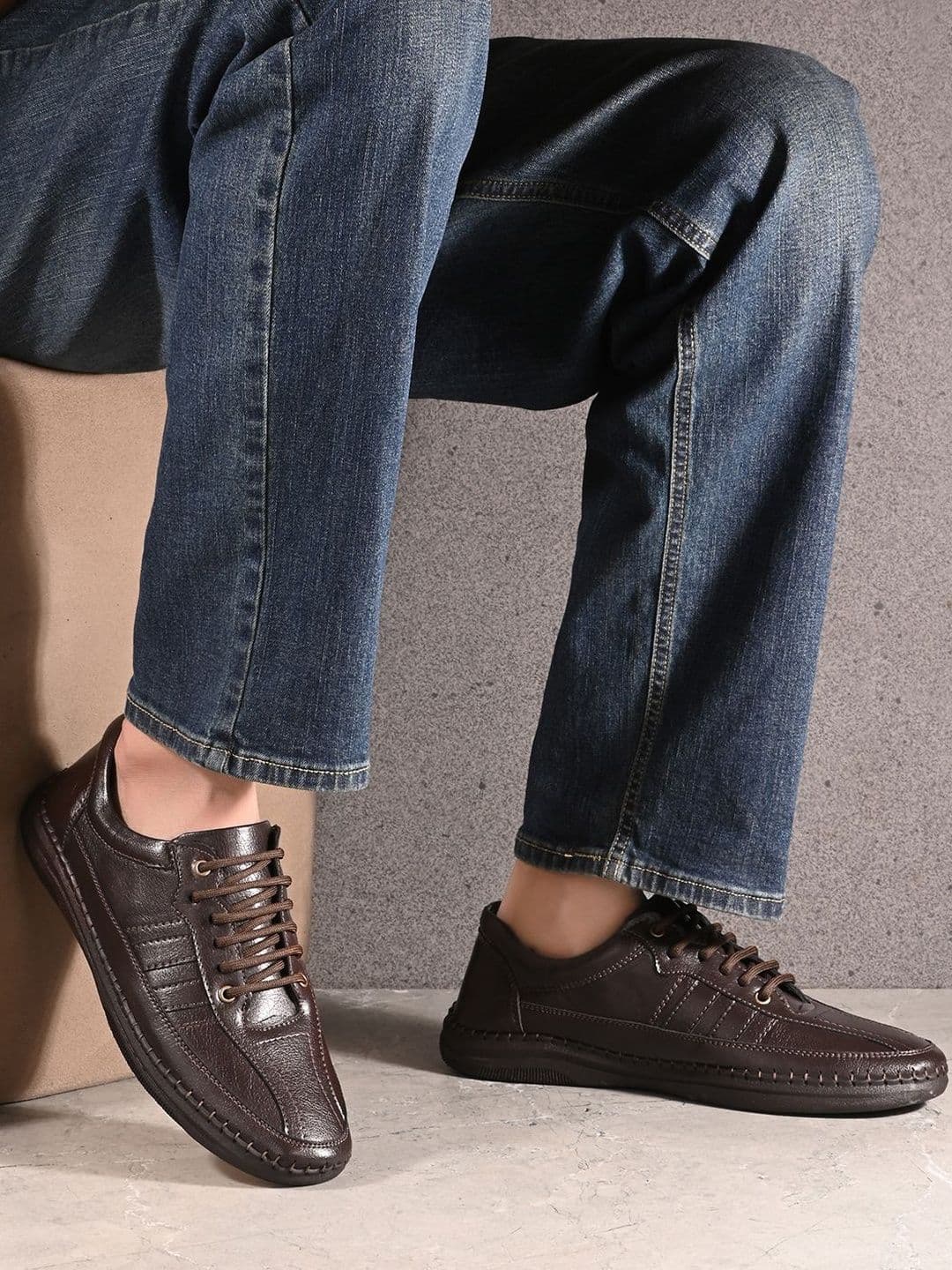 HERE&NOW Men Synthetic Leather Derbys Formal Shoes - view 1