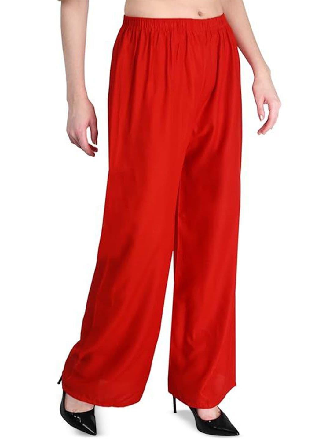 Thrifty Thread Women Comfort Flared Knitted Palazzos - view 1