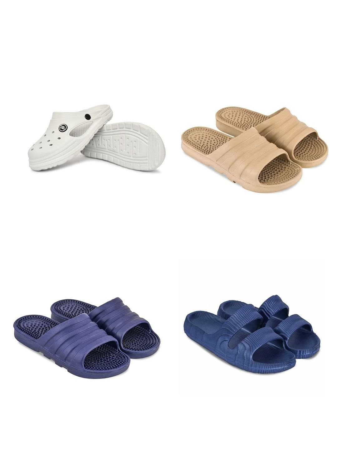 Feel alive Men Set of 4 Lightweight Flip Flops - view 1