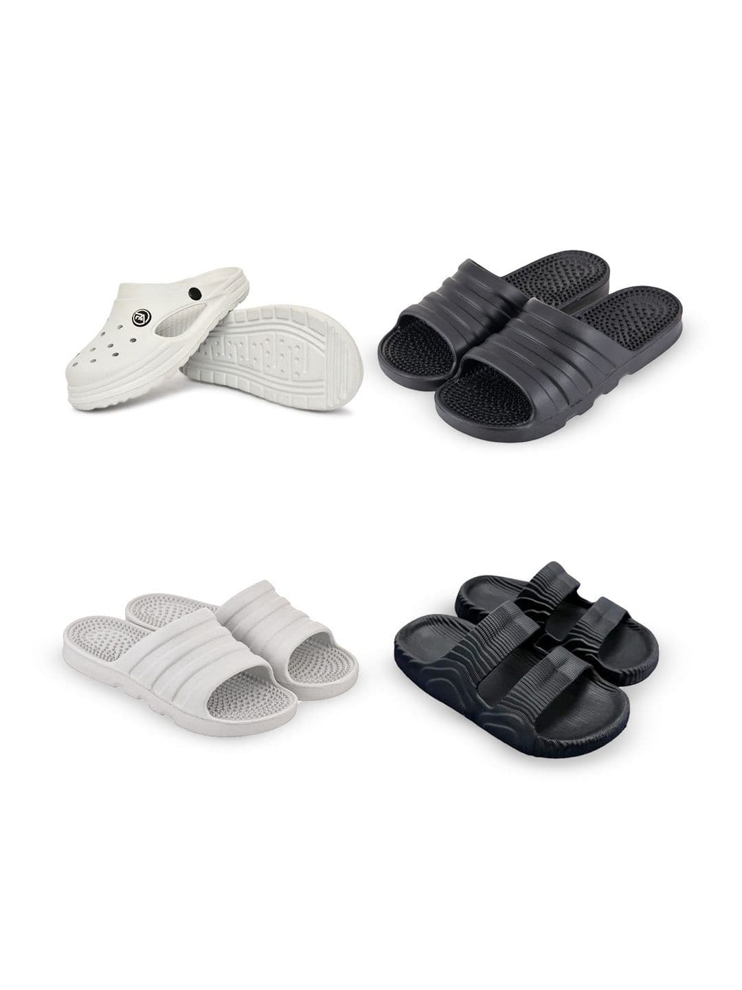 Feel alive Men Set of 4 Lightweight Flip Flops - view 1