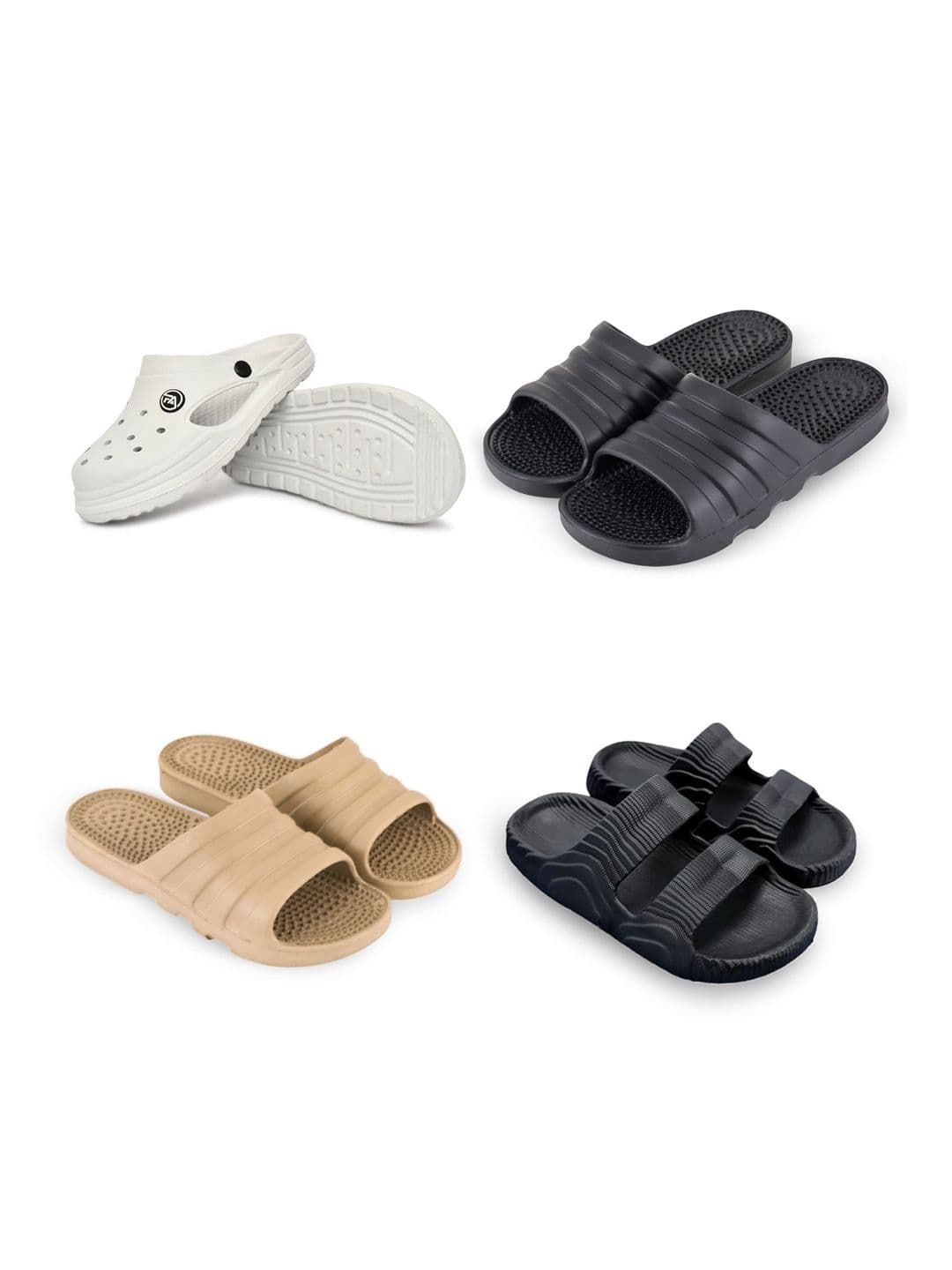Feel alive Men Set of 4 Flip Flops - view 1